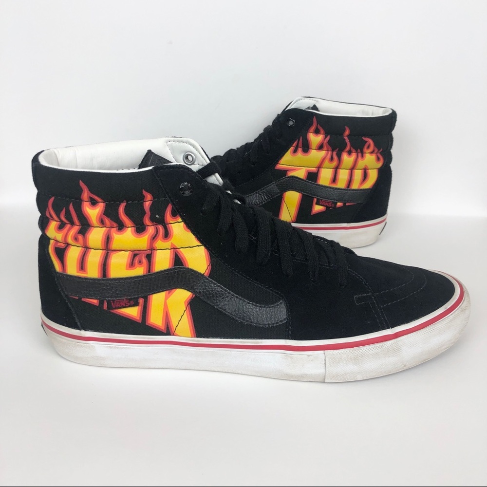 Vans Thrasher Sk8-Hi Pro Flame Skate Shoe Sneaker